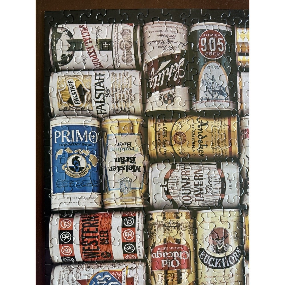 Springbok What's‎ Your Pleasure Beer Puzzle Over 500 Pieces Vintage Complete - Picture 6 of 16